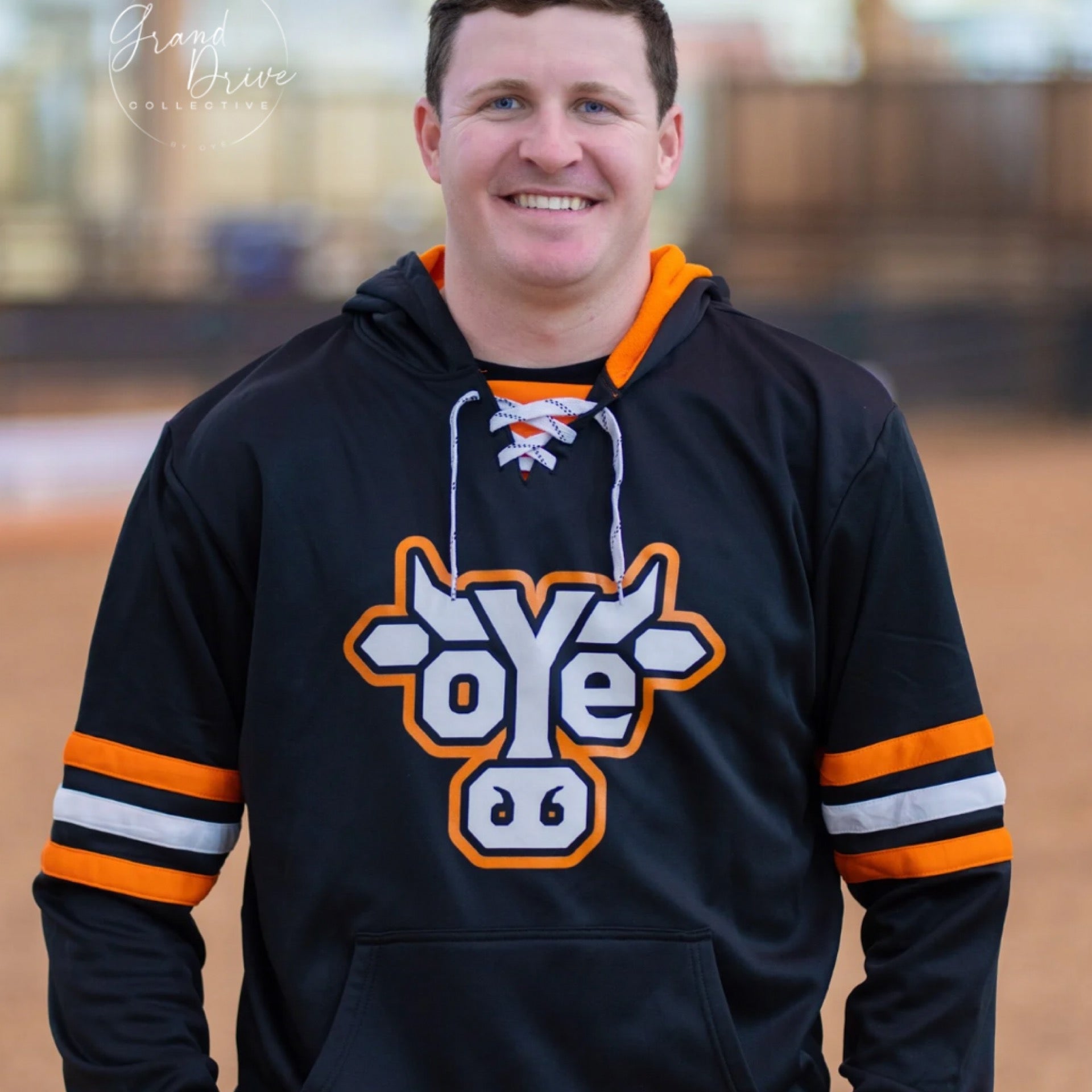 2025 OYE Adult Lace-Up Hooded Sweatshirt